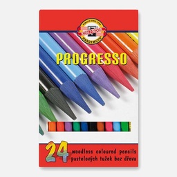 [KOH-I-NOOR 8758024007PZ] KOH-I-NOOR Progresso Woodless Color Pencil Set x 24