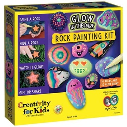 [FABER-CASTELL CK6232] FABER-CASTELL Creativity For Kids Glow-In-The-Dark Rock Painting