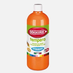 [FIBRACOLOR 10070TP001FL/007] FIBRACOLOR Washable Gouache Paint 1000ml Orange
