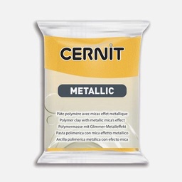 [CERNIT CE0870056700] CERNIT Metallic Oven Bake Polymer Clay 56g Yellow