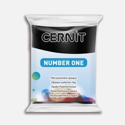 [CERNIT CE0900056100] CERNIT Number One Opaque Polymer Clay 56g Black