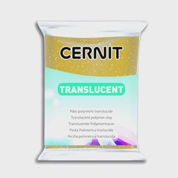 [CERNIT CE0920056050] CERNIT Translucent Oven Bake Polymer Clay 56g Glitter Gold