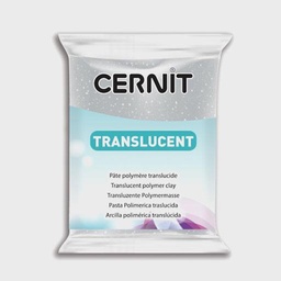 [CERNIT CE0920056080] CERNIT Translucent Oven Bake Polymer Clay 56g Glitter Silver