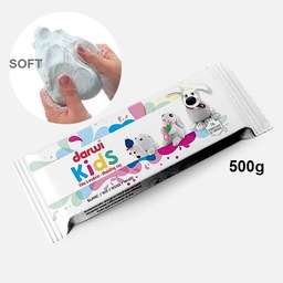 [DARWI DA0850500000] DARWI Kids Extra Soft Air Dry Clay 500g White