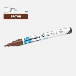 [SCHNEIDER 120107] SCHNEIDER Paint-It Acrylic Marker 2mm Brown