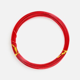 [OVJ 8888888870543] OVJ Aluminium Wire 1mm x 10m Red