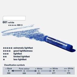 [SCHMINCKE 17001069] SCHMINCKE Extra Soft Artist Pastel D White