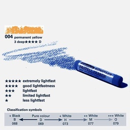 [SCHMINCKE 17004069] SCHMINCKE Extra Soft Artist Pastel D Permanent Yellow 3 Deep