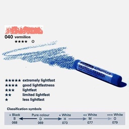 [SCHMINCKE 17040079] SCHMINCKE Artist Pastel O Vermilion