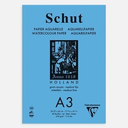 [SCHUT 975735] SCHUT Watercolor Paper Pad 250gsm A3 x 40