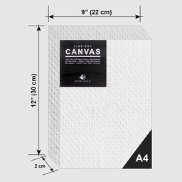 [OVJ B0912] OVJ Stretched Cotton Canvas 380gsm 3/4” x 9” x 12”