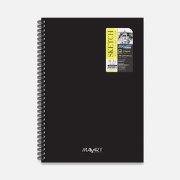 [MAYART MA00008] MAYART Sketch Paper Hard Cover Spiral Book 110gsm A5+ x 60