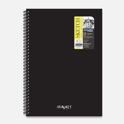 [MAYART MA00007] MAYART Sketch Paper Hard Cover Spiral Book 110gsm A4+ x 60