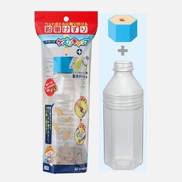 [SHACHIHATA ZKC-A1/SB-1] SHACHIHATA Cap Pencil Sharpener With Bottle Blue