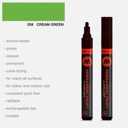 [MOLOTOW 220058] MOLOTOW Permanent Paint Marker 4mm Cream Green