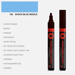 [MOLOTOW 220162] MOLOTOW Permanent Paint Marker 4mm Shock Blue Middle