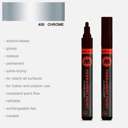 [MOLOTOW 220400] MOLOTOW Permanent Paint Marker 4mm Chrome