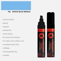 [MOLOTOW 230162] MOLOTOW Permanent Paint Marker 8mm Shock Blue Middle
