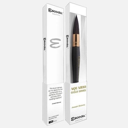 [ESCODA 2114010AZ] ESCODA Aquario Kazan Gold Squirrel Round Mop Brush 10 By Joseph Zbukvic