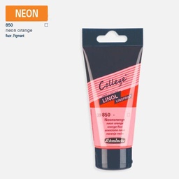 [SCHMINCKE 39850013] SCHMINCKE College Lino Print Ink 75ml Neon Orange