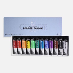 [SHINHAN 1625150-0012] SHINHAN Designers Gouache 15ml Set x 12