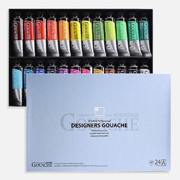 [SHINHAN 1625151-0024] SHINHAN Designers Gouache 15ml Set A x 24