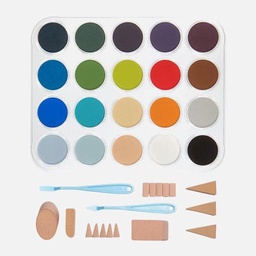 [PANPASTEL 8030253-0] PANPASTEL Artist Pastel Les Darlow Sky, Land & Sea Set x 20