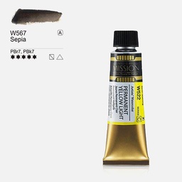 [MIJELLO MWC-W567] MIJELLO Mission Gold Watercolor 15ml Sepia