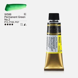 [MIJELLO MWC-W586] MIJELLO Mission Gold Watercolor 15ml Permanent Green 2