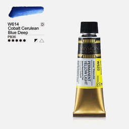 [MIJELLO MWC-W614] MIJELLO Mission Gold Watercolor 15ml Cobalt Cerulean Blue Deep