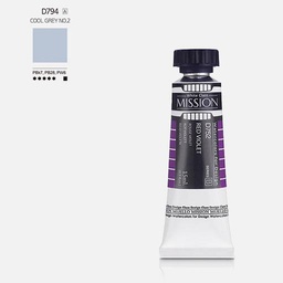 [MIJELLO MWC-D794] MIJELLO Mission White Watercolor 15ml Cool Grey 2