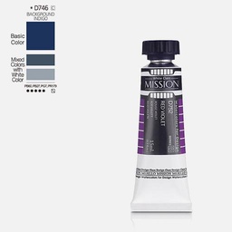 [MIJELLO MWC-D746] MIJELLO Mission White Watercolor 15ml Background Indigo