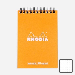 [RHODIA 13503] RHODIA Classic Dot Spiral Notepad 80gsm A6 x 80 Orange