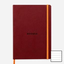[RHODIA 117370] RHODIA Softcover Notebook 90gsm Lined A5 x 80 Burgundy