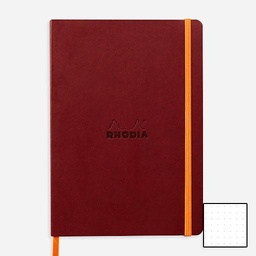 [RHODIA 117436] RHODIA Softcover Dot Notebook 90gsm A5 x 80 Burgundy