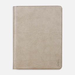 [RHODIA 168101] RHODIA Leather Document Holder A5 Taupe