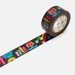 [MT MTEX1P137] MT EX Washi Tape 20mm Neon Sign