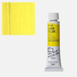 [HOLBEIN DU028] HOLBEIN Duo Water-Mixable Oil 20ml Lemon Yellow