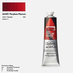 [HOLBEIN AU405] HOLBEIN Artist Heavy Body Acrylic 60ml Perylene Maroon