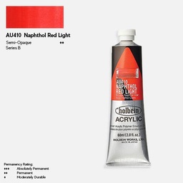 [HOLBEIN AU410] HOLBEIN Artist Heavy Body Acrylic 60ml Naphthol Red Light