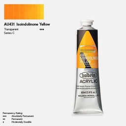 [HOLBEIN AU431] HOLBEIN Artist Heavy Body Acrylic 60ml Isoindolinone Yellow