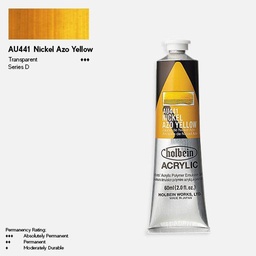 [HOLBEIN AU441] HOLBEIN Artist Heavy Body Acrylic 60ml Nickel Azo Yellow
