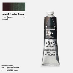 [HOLBEIN AU453] HOLBEIN Artist Heavy Body Acrylic 60ml Shadow Green