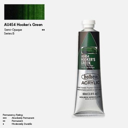 [HOLBEIN AU454] HOLBEIN Artist Heavy Body Acrylic 60ml Hooker's Green