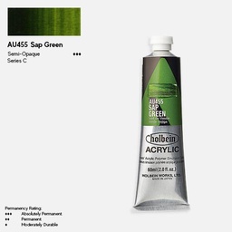 [HOLBEIN AU455] HOLBEIN Artist Heavy Body Acrylic 60ml Sap Green