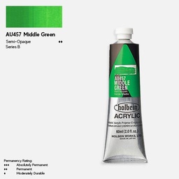 [HOLBEIN AU457] HOLBEIN Artist Heavy Body Acrylic 60ml Middle Green
