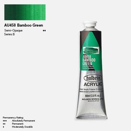 [HOLBEIN AU458] HOLBEIN Artist Heavy Body Acrylic 60ml Bamboo Green