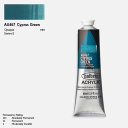 [HOLBEIN AU467] HOLBEIN Artist Heavy Body Acrylic 60ml Cyprus Green