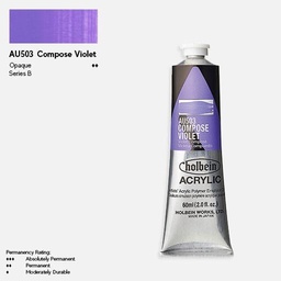 [HOLBEIN AU503] HOLBEIN Artist Heavy Body Acrylic 60ml Compose Violet