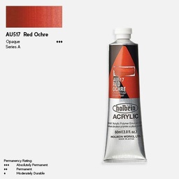 [HOLBEIN AU517] HOLBEIN Artist Heavy Body Acrylic 60ml Red Ochre